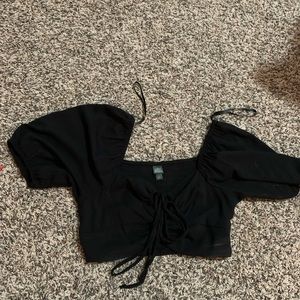 Black Crop Top